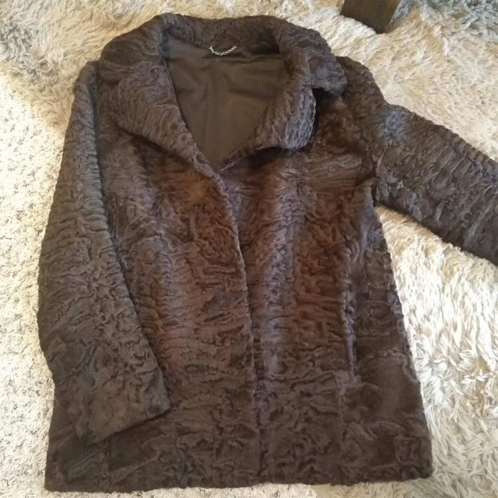Vintage SWAKARA lamb skin coat